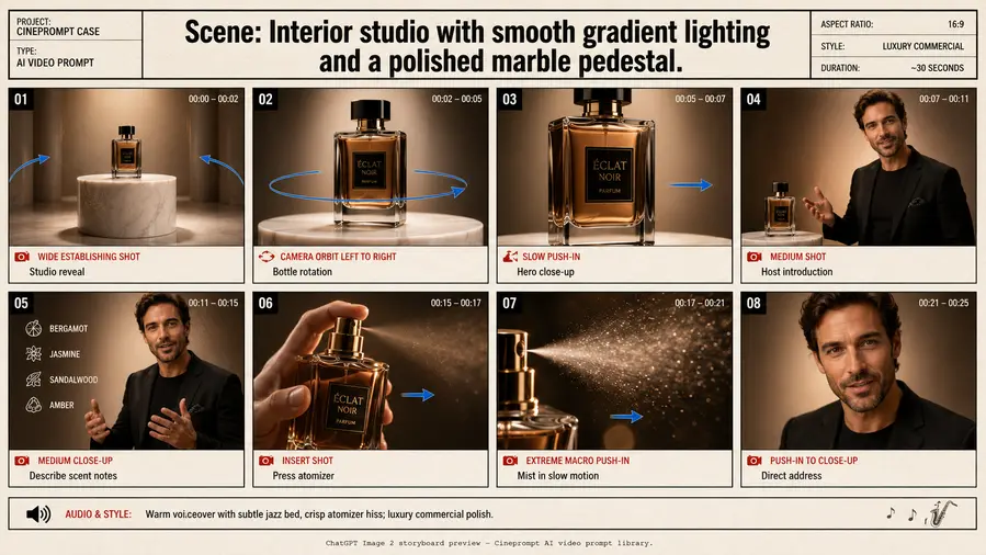 Scene: Interior studio with smooth gradient lighting and a polished marble pedestal.