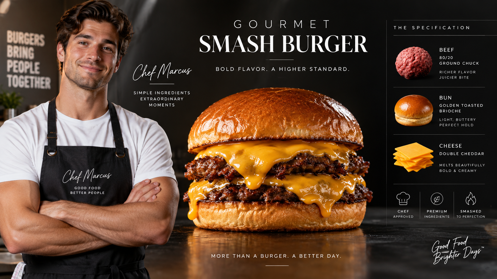 Premium Food Commercial · 30s Storyboard Pack